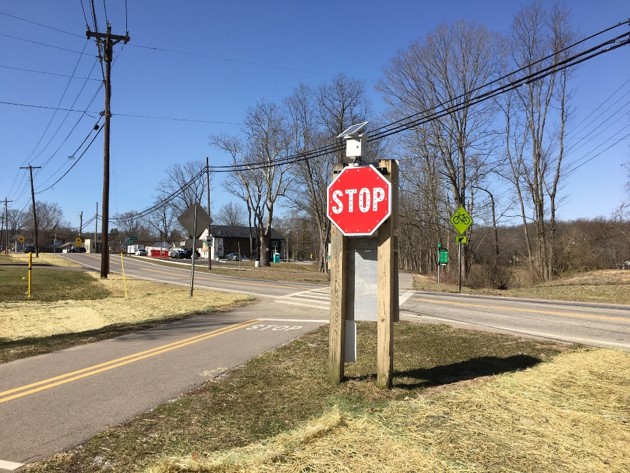 Flashing stop
