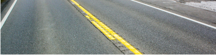 Road with center line 700